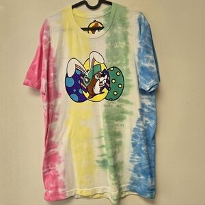 Buc-ee's Easter Bunny on my Mind tie-dye t-shirt L
